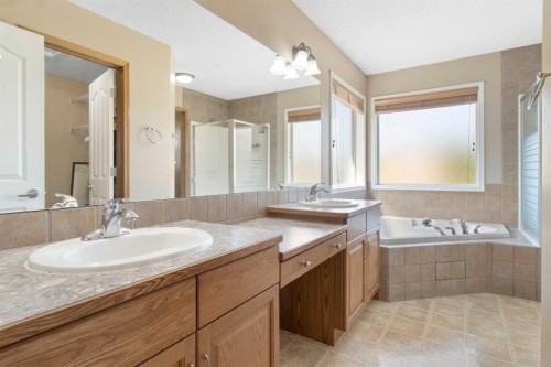 235 Everwillow Close Sw, Calgary, AB - Indoor Photo Showing Bathroom