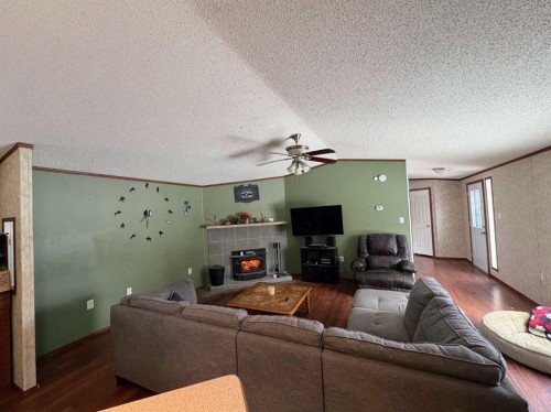 101071 Township Road 740, Rural Grande Prairie No. 1, County Of, AB - Indoor Photo Showing Living Room With Fireplace