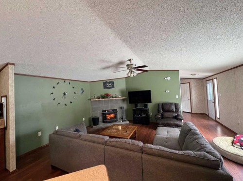 101071 Township Road 740, Rural Grande Prairie No. 1, County Of, AB - Indoor Photo Showing Living Room With Fireplace