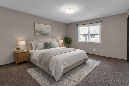 2235 Brightoncrest Green Se, Calgary, AB - Indoor Photo Showing Bedroom