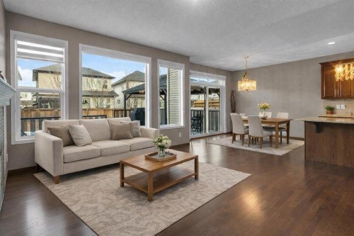2235 Brightoncrest Green Se, Calgary, AB - Indoor Photo Showing Living Room