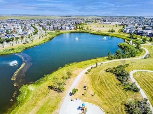 2235 Brightoncrest Green Se, Calgary, AB - Outdoor With Body Of Water With View