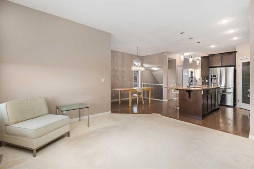 53 Sage Bank Link Nw, Calgary, AB - Indoor Photo Showing Kitchen With Stainless Steel Kitchen