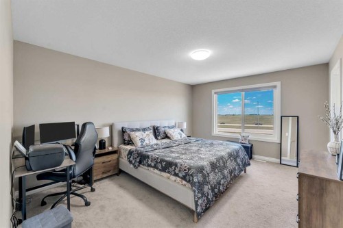 521 Corner Meadows Way Ne, Calgary, AB - Indoor Photo Showing Bedroom