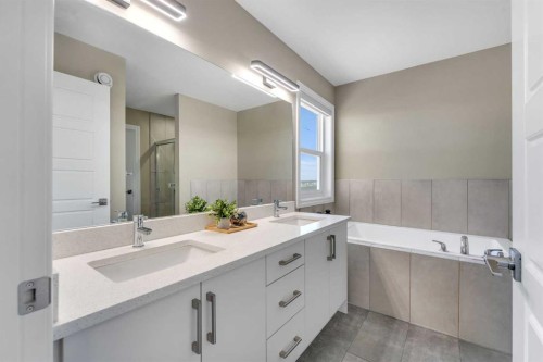 521 Corner Meadows Way Ne, Calgary, AB - Indoor Photo Showing Bathroom