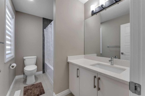 521 Corner Meadows Way Ne, Calgary, AB - Indoor Photo Showing Bathroom