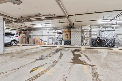 2223-115 Prestwick Villas Se, Calgary, AB - Indoor Photo Showing Garage