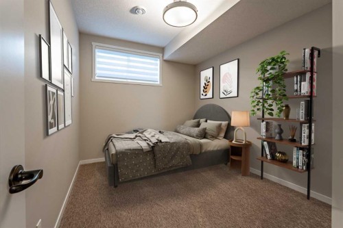 80 Mahogany Gardens Se, Calgary, AB - Indoor Photo Showing Bedroom