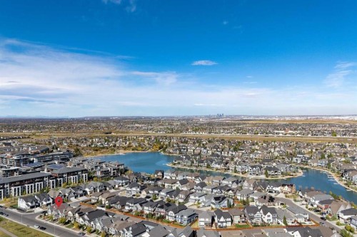 80 Mahogany Gardens Se, Calgary, AB - Outdoor With Body Of Water With View