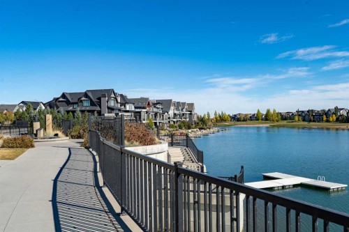 80 Mahogany Gardens Se, Calgary, AB - Outdoor With Body Of Water