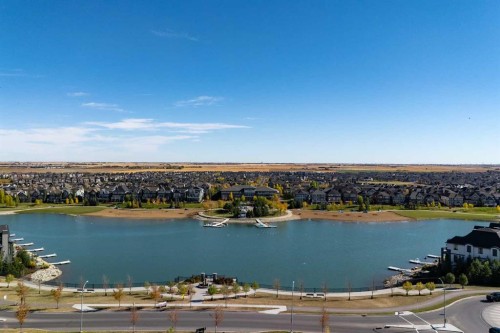 80 Mahogany Gardens Se, Calgary, AB - Outdoor With Body Of Water With View