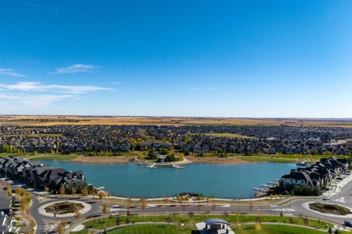 80 Mahogany Gardens Se, Calgary, AB - Outdoor With Body Of Water With View