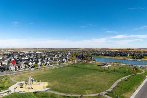 80 Mahogany Gardens Se, Calgary, AB - Outdoor With Body Of Water With View