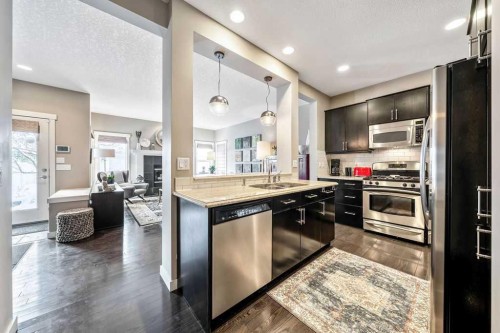 78 Ypres Green Sw, Calgary, AB - Indoor Photo Showing Kitchen With Stainless Steel Kitchen With Upgraded Kitchen