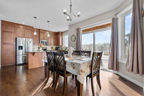 8487 Saddlebrook Drive Ne, Calgary, AB - Indoor Photo Showing Dining Room
