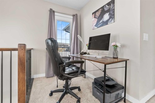 8487 Saddlebrook Drive Ne, Calgary, AB - Indoor Photo Showing Office