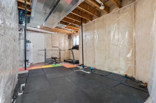 8487 Saddlebrook Drive Ne, Calgary, AB - Indoor Photo Showing Basement