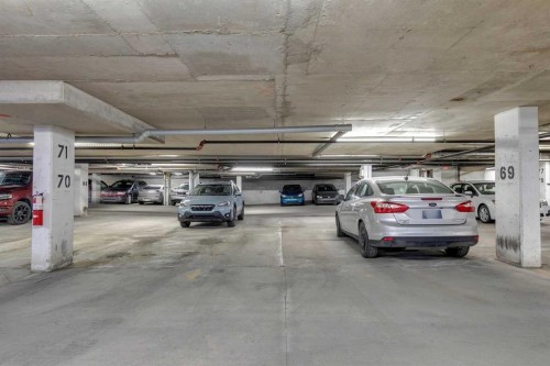 210-2420 34 Avenue Sw, Calgary, AB - Indoor Photo Showing Garage