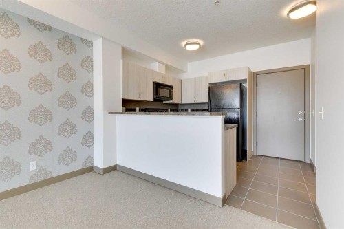 210-2420 34 Avenue Sw, Calgary, AB - Indoor Photo Showing Kitchen
