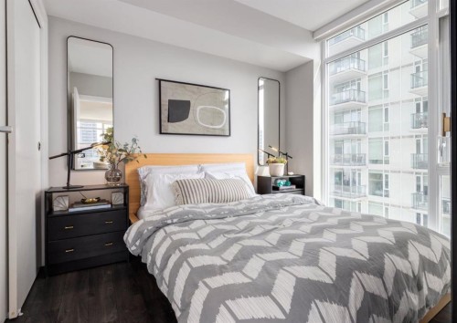 1607-1122 3 Street Se, Calgary, AB - Indoor Photo Showing Bedroom