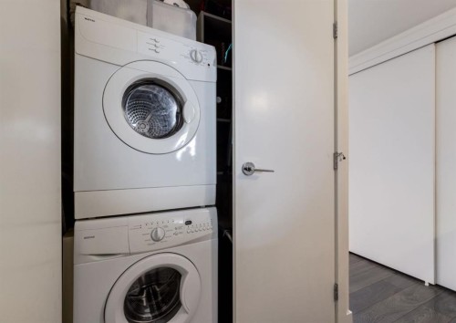 1607-1122 3 Street Se, Calgary, AB - Indoor Photo Showing Laundry Room