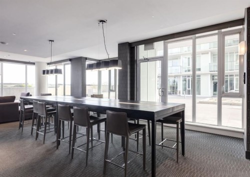 1607-1122 3 Street Se, Calgary, AB - Indoor Photo Showing Dining Room