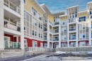 208-402 Marquis Lane Se, Calgary, AB  - Outdoor With Balcony With Facade 