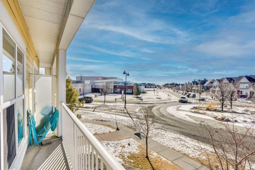 208-402 Marquis Lane Se, Calgary, AB - Outdoor With Balcony