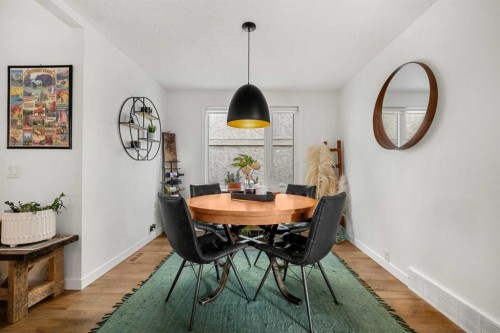 55 Coach Gate Way Sw, Calgary, AB - Indoor Photo Showing Dining Room