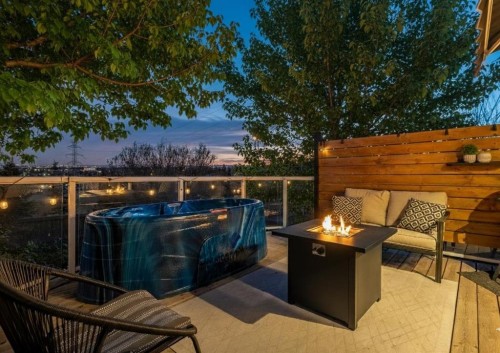 55 Coach Gate Way Sw, Calgary, AB - Outdoor With Deck Patio Veranda