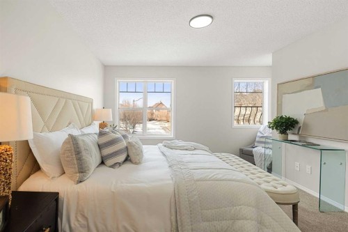 187 Elgin Way Se, Calgary, AB - Indoor Photo Showing Bedroom