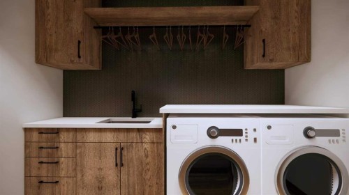 432 Mountain Tranquility Place, Canmore, AB - Indoor Photo Showing Laundry Room