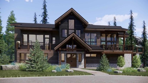 432 Mountain Tranquility Place, Canmore, AB - Outdoor With Balcony With Facade
