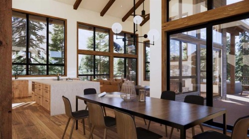 432 Mountain Tranquility Place, Canmore, AB - Indoor Photo Showing Dining Room