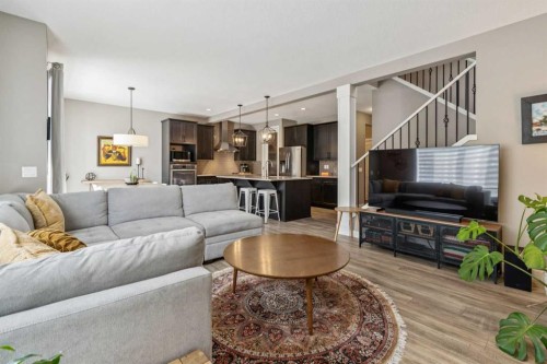 21 Riviera Point, Cochrane, AB - Indoor Photo Showing Living Room