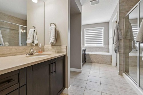 21 Riviera Point, Cochrane, AB - Indoor Photo Showing Bathroom