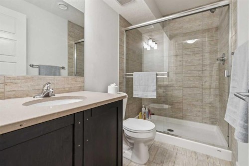 21 Riviera Point, Cochrane, AB - Indoor Photo Showing Bathroom