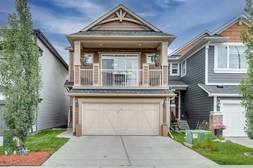 228 Sage Bluff Drive Nw, Calgary, AB - Outdoor With Balcony With Facade