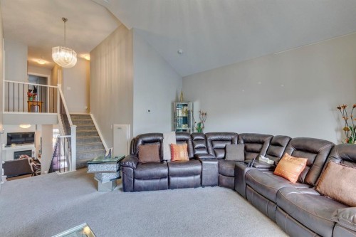 228 Sage Bluff Drive Nw, Calgary, AB - Indoor Photo Showing Living Room