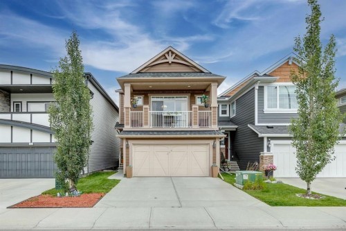 228 Sage Bluff Drive Nw, Calgary, AB - Outdoor With Balcony With Facade