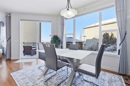 238 Sunset View, Cochrane, AB - Indoor Photo Showing Dining Room
