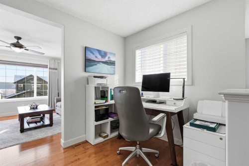 238 Sunset View, Cochrane, AB - Indoor Photo Showing Office