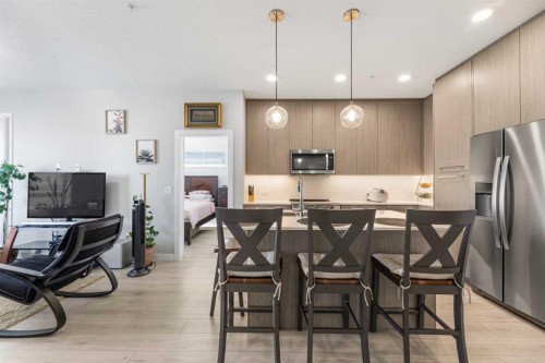2126-76 Cornerstone Passage Ne, Calgary, AB - Indoor Photo Showing Kitchen With Stainless Steel Kitchen With Upgraded Kitchen