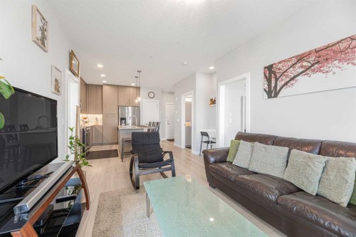 2126-76 Cornerstone Passage Ne, Calgary, AB - Indoor Photo Showing Living Room