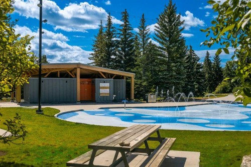 607-330 Dieppe Drive Sw, Calgary, AB - Outdoor With In Ground Pool With Backyard