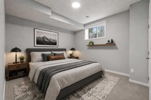 3304 2 Street Ne, Calgary, AB - Indoor Photo Showing Bedroom
