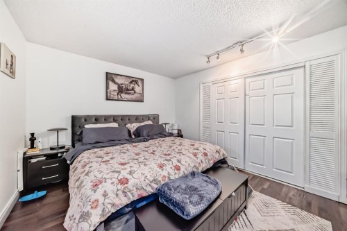 131 Huntstrom Drive Ne, Calgary, AB - Indoor Photo Showing Bedroom