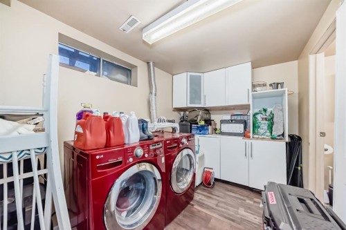 131 Huntstrom Drive Ne, Calgary, AB - Indoor Photo Showing Laundry Room