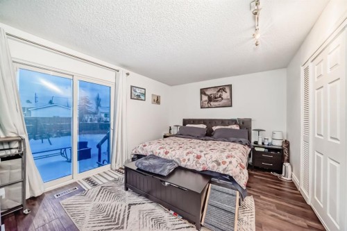 131 Huntstrom Drive Ne, Calgary, AB - Indoor Photo Showing Bedroom