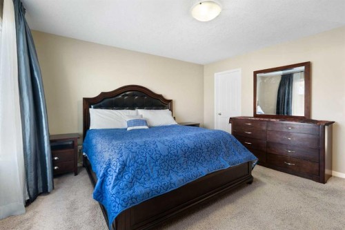 116 Brightoncrest Manor Se, Calgary, AB - Indoor Photo Showing Bedroom
